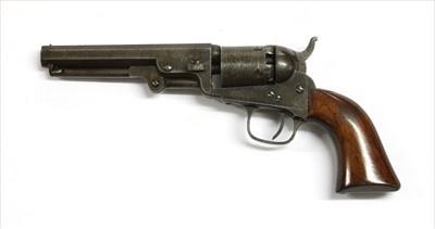 Lot 137 - A London Colt .31 calibre five-shot percussion pocket revolver