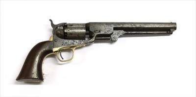 Lot 136 - A Colt .36 calibre Navy six shot revolver