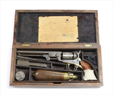 Lot 136 - A Colt .36 calibre Navy six shot revolver
