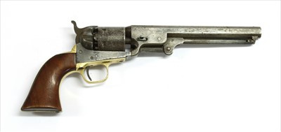 Lot 166 - A Colt .36 calibre six shot Naval revolver