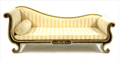 Lot 382 - A Regency style day bed