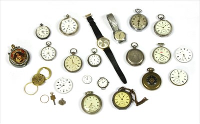 Lot 50 - A quantity of pocket watches and movements