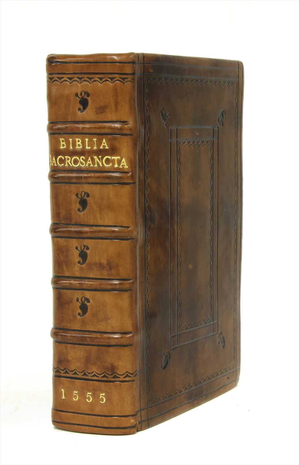 Lot 332 - BIBLE: Biblia sacrosancta Veteris, et Novi Testamenti, Iuxta vulgatam editionem.