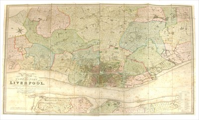 Lot 1 - LIVERPOOL: LARGE-SCALE MAP: BENNISON, Jonathan