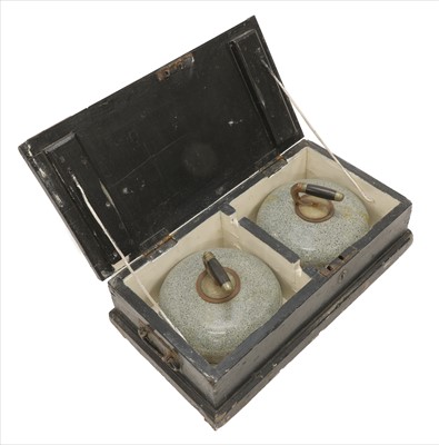Lot 97 - A pair of curling stones