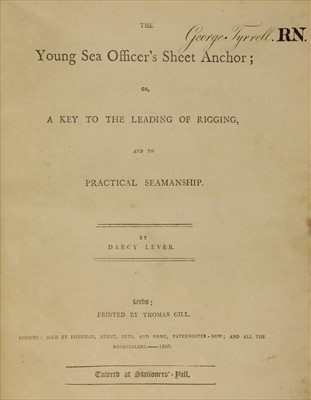 Lot 355 - LEVER, D: The Young Sea Officer's Sheet Anchor.