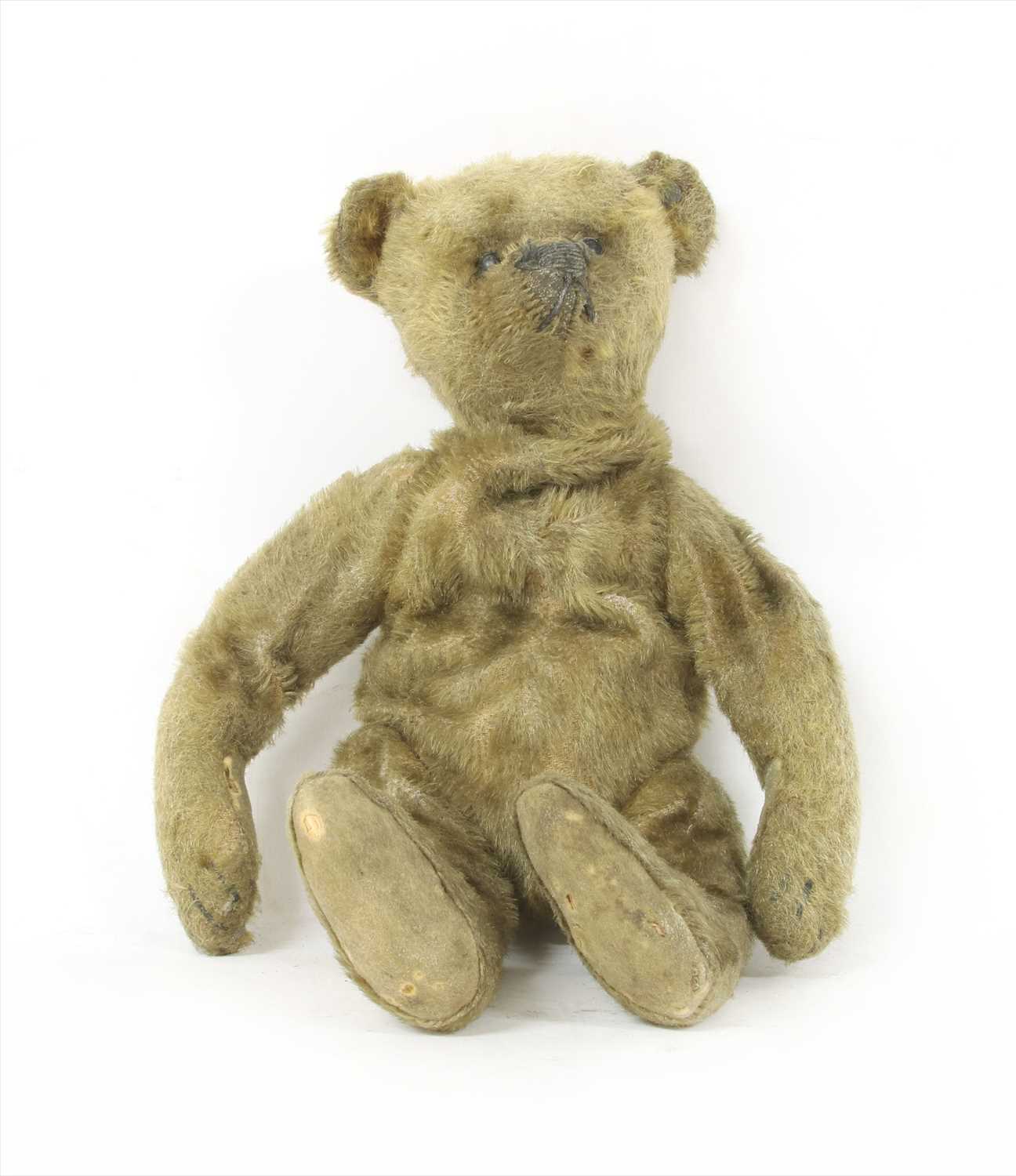 Teddy Bear Brown Bear Stuffed Animal Vintage Toy Steiff Art Print