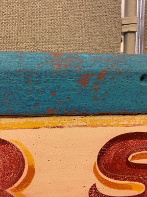 Lot 797 - A painted pine 'Helter Skelter' sign