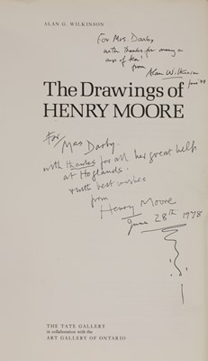 Lot 137 - HENRY MOORE (3 Signed): 1- Mitchinson, D: Henry Moore Unpublished Drawings.