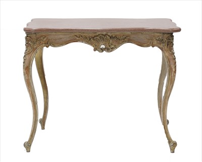 Lot 913 - A French giltwood side table