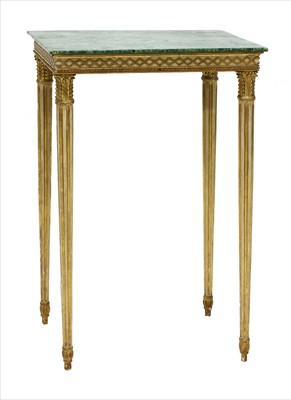 Lot 703 - A St Petersburg painted and gilt console or side table