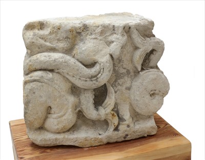 Lot 40 - A limestone fragment