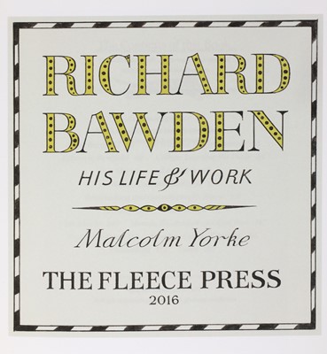 Lot 15 - Richard Bawden: His Life and Work