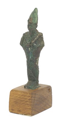 Lot 552 - An ancient Egyptian bronze figure of Osiris