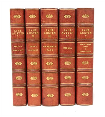 Lot 368 - BINDING: AUSTEN, Jane: The works, in 5 Vols.