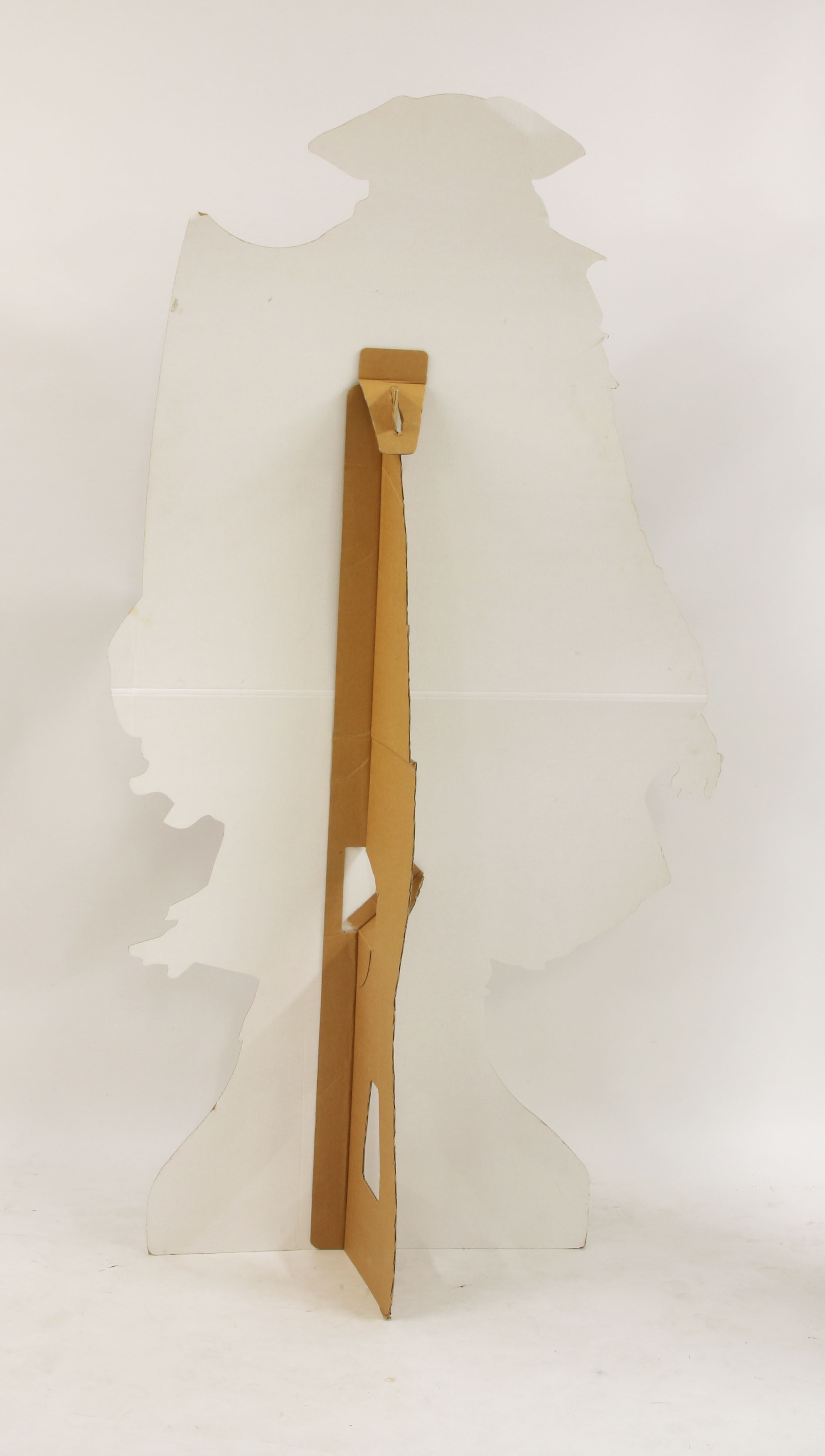 Lot 481 A cardboard cutout of Johnny Depp as Captain