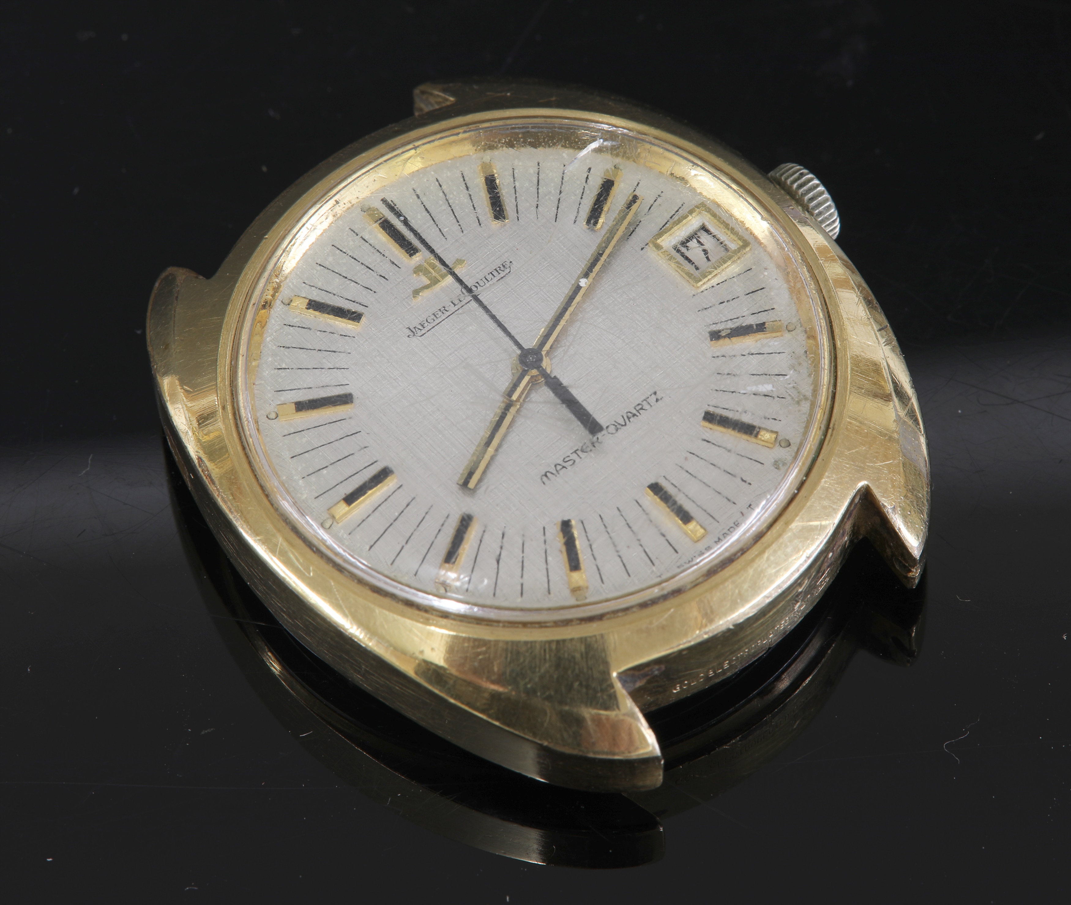 Lot 377 A gentlemen s gold plated Jaeger LeCoultre