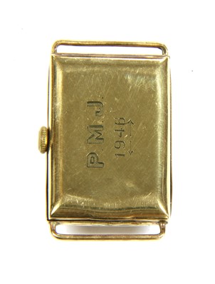 Lot 232 - An Art Deco 9ct gold Tissot mechanical watch