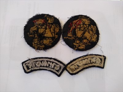 Lot 143 - A World War II Chindits patches