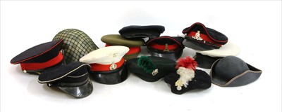 Lot 182 - A box of various WWII and later military hats