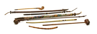 Lot 155 - A collection of mixed pipes