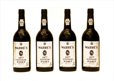 Lot 334 - Warres, Vintage Port, 1977, four bottles (in opened owc)