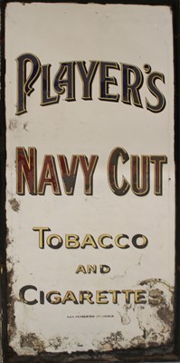 Lot 606A - A Players Navy Cut tobacco and cigarettes mirror