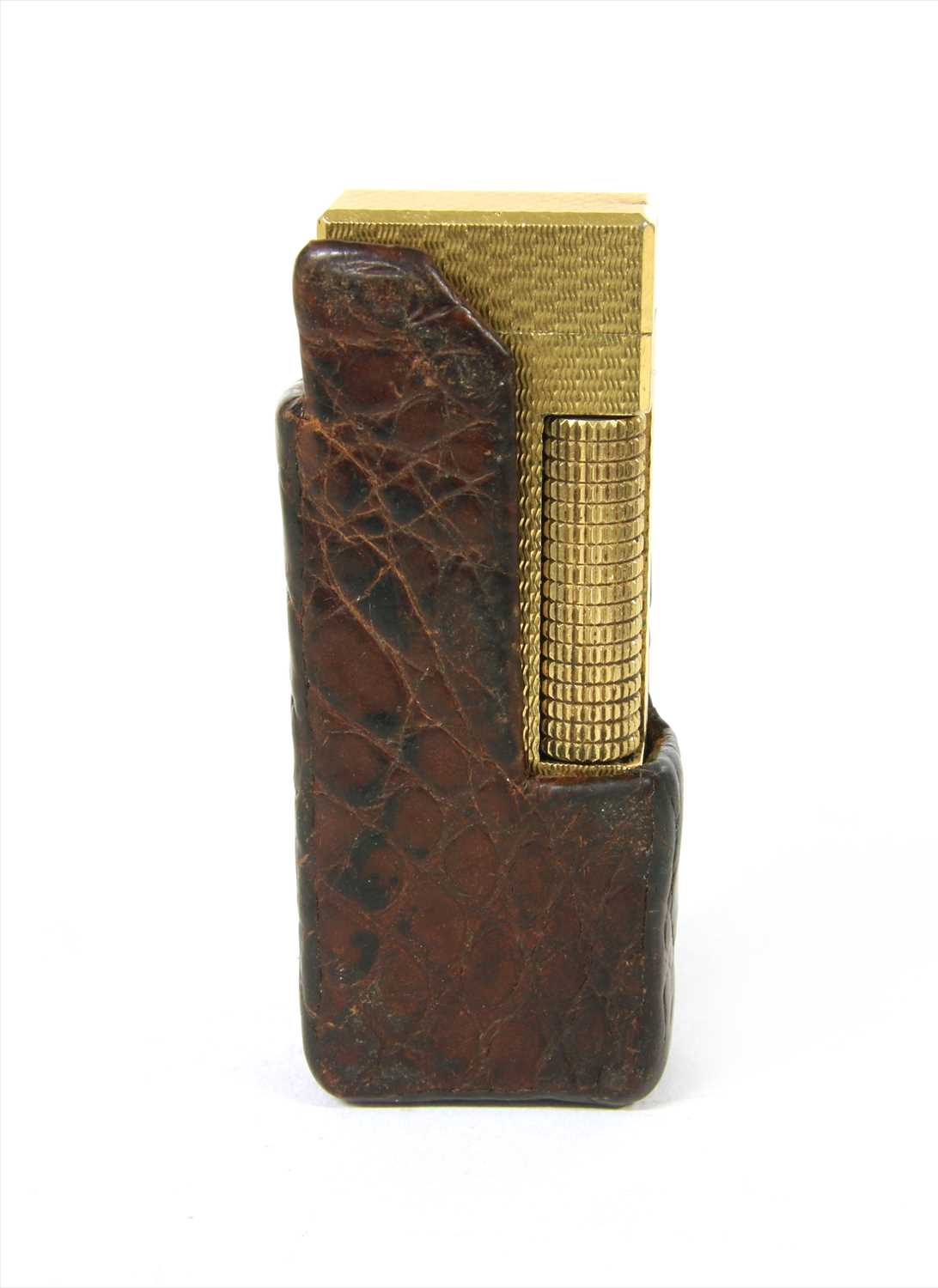 Lot 71 - A gold plated Dunhill lighter