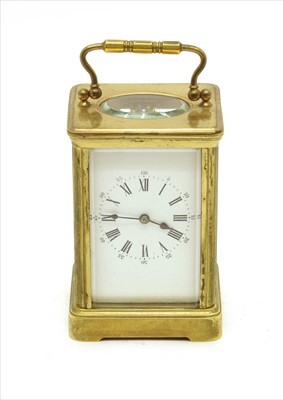 Lot 214 - A 19th century carriage clock
