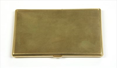 Lot 81 - A 9ct gold cigarette case
