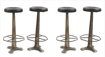 Lot 578 - Four contemporary bar stools