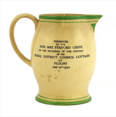 Lot 412 - An Ashtead Potters' commemorative jug