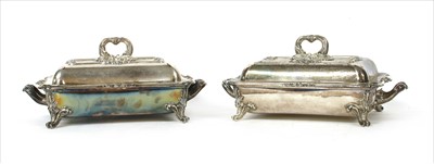 Lot 338 - A pair of George IV lidded entrée dishes