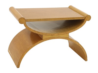 Lot 324 - An Art Deco bird's-eye maple coffee table