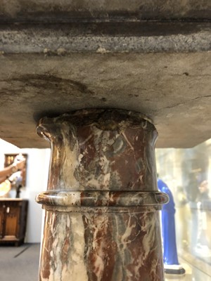 Lot 453 - A marble column