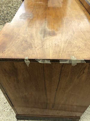 Lot 354 - An Art Deco walnut and simulated coromandel dressing table