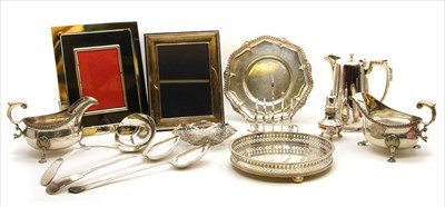 Lot 313 - A group of silver plated wares