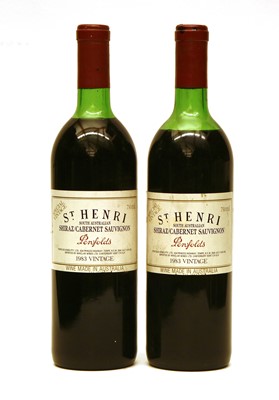 Lot 236 - Penfolds, St Henri, Shiraz/Cabernet Sauvignon, 1983, two bottles (TS-MS)