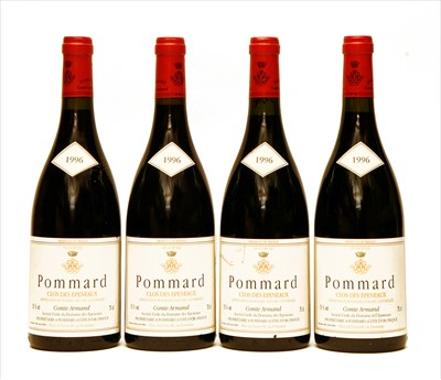 Lot 159 - Domaine Comte Armand, Clos des Epeneaux, Pommard, 1996, four bottles