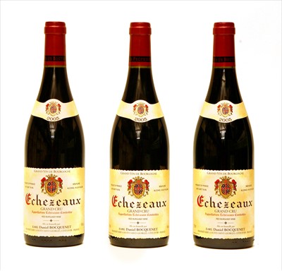 Lot 163 - Earl Daniel Bocquenet, Exchezeaux, Grand Cru, 2005, three bottles