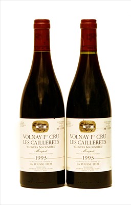 Lot 167 - Domaine de La Pousse d'Or, Volnay 1er Cru, Les Caillererts, Clos des 60 Ouvrées, 1993, two bottles
