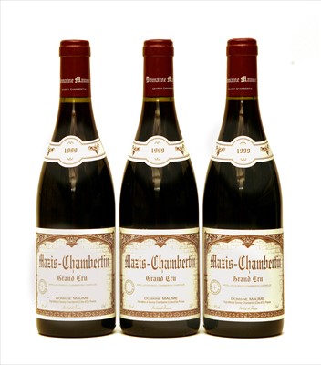 Lot 160 - Domaine Maume, Mazis-Chambertin, Grand Cru, 1999, three bottles