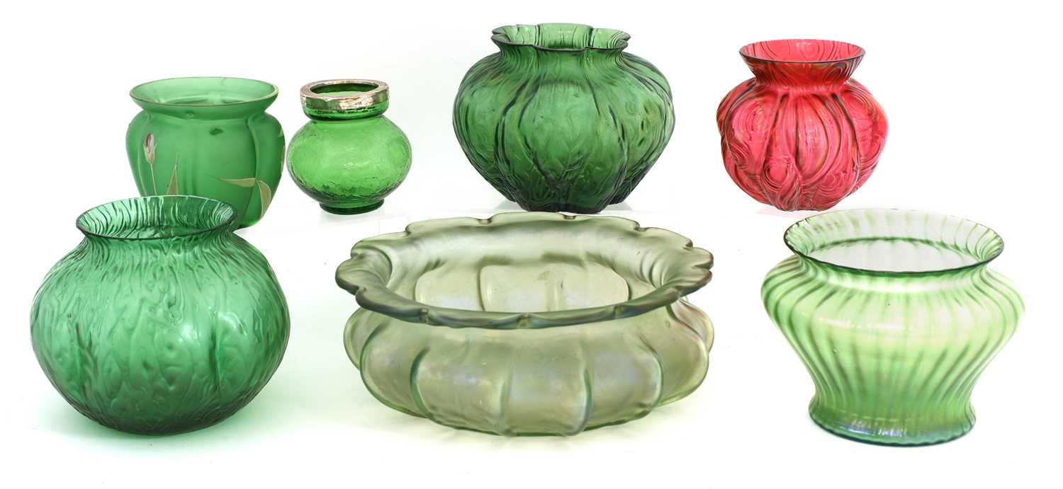 Lot 98 - A collection of Bohemian glass