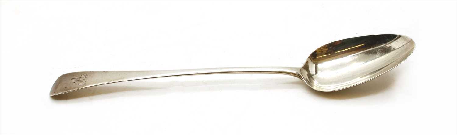Lot 203 - A George III silver basting spoon