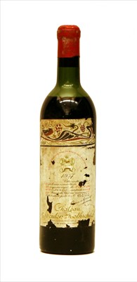 Lot 227 - Château Mouton Rothschild, Pauillac, 1st growth, 1957, one bottle