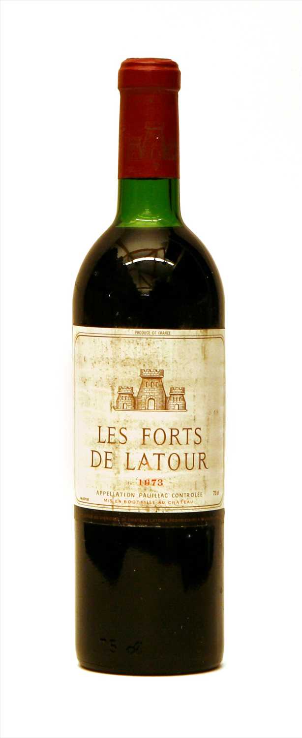 Lot 243 - Les Forts de Latour, Pauillac, 1973, one bottle