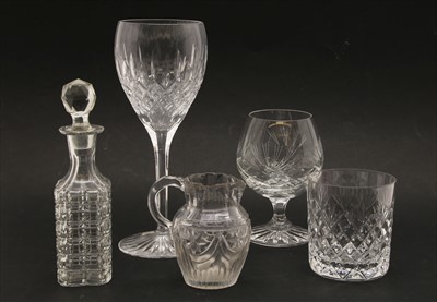 Lot 281 - A large collection of cut glass drinking glasses