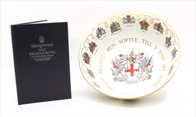 Lot 267 - A limited edition Wedgewood The London Thames Bowl
