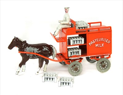 Lot 177 - A Lesney horse drawn milk cart
