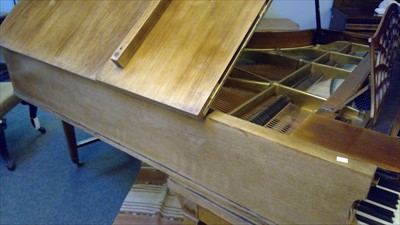 Lot 501 - A Bechstein mahogany boudoir grand piano